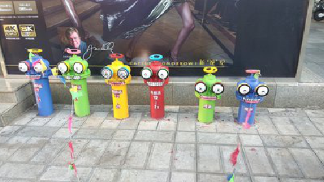  泸县商业区彩绘