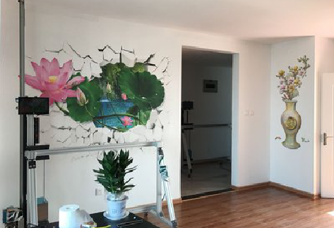  泸县墙体彩绘相比墙纸的优势。