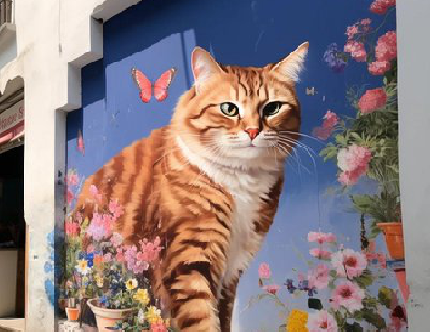  泸县自己绘制有个性的手绘墙