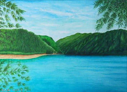  泸县在墙绘中，如何绘画绿水青山？